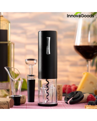 Rechargeable Electric Corkscrew with Accessories for Wine Corklux InnovaGoods