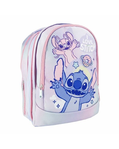 School Bag Stitch Lilac 41 cm