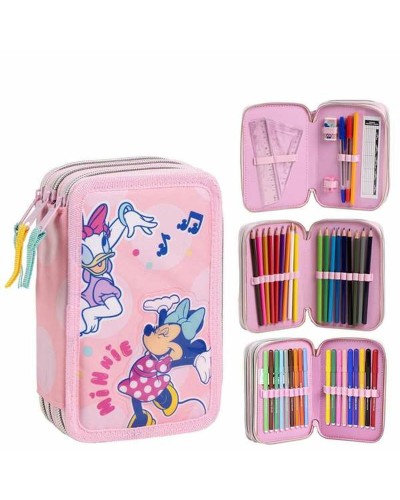 Kynäkotelo Minnie Mouse Pinkki 12,5 x 6,5 x 19,5 cm