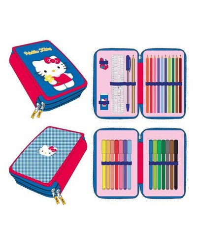 Pennenzak Hello Kitty Blauw 12,5 x 19,5 x 4,5 cm