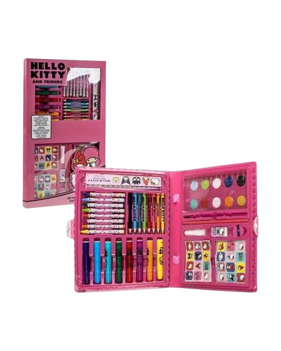 Stationery Set Hello Kitty White