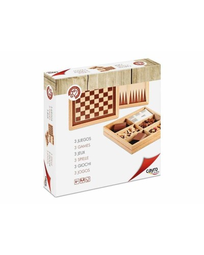 Set of 3 Board Games Cayro