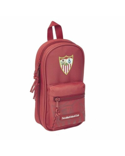 Plumier Mochila Sevilla Fútbol Club SAF411956747 Rojo 12 x 23 x 5 cm (33 Piezas)