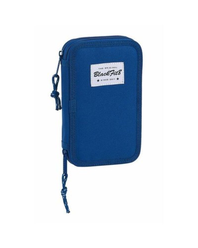 Dubbele etui BlackFit8 M854 Donkerblauw 12.5 x 19.5 x 4 cm (28 Onderdelen)