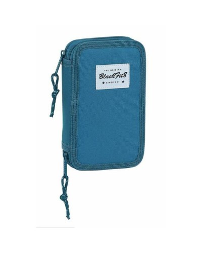 Plumier double BlackFit8 M854 Bleu 12.5 x 19.5 x 4 cm (28 Pièces)