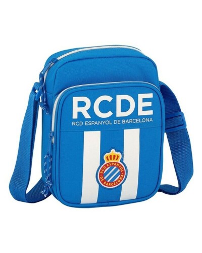 Schoudertas RCD Espanyol 611753672 Blauw Wit (16 x 22 x 6 cm)
