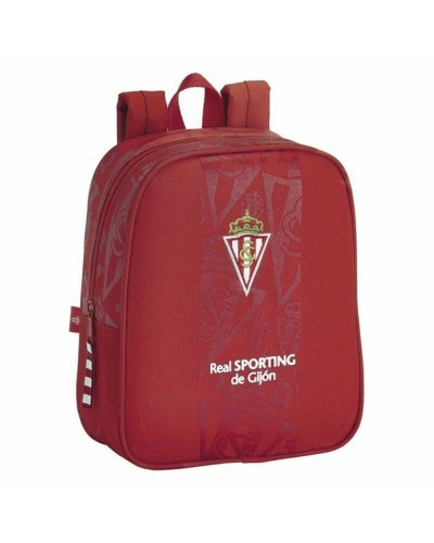 Mochila Infantil Real Sporting de Gijón Rojo