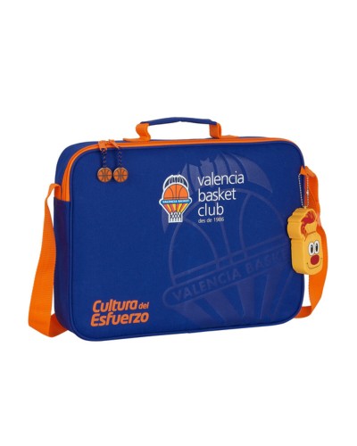 Borsa per la scuola Valencia Basket Azzurro Arancio (38 x 28 x 6 cm)