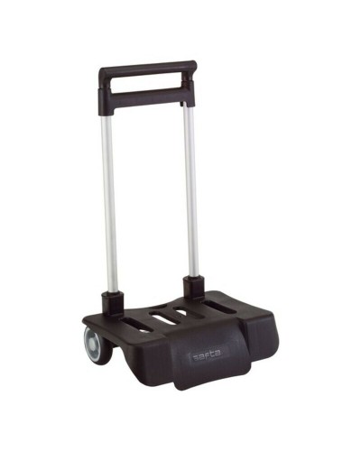 Zusammenklappbarer Rucksack-Trolley Safta Schwarz 30 x 85 x 23 cm