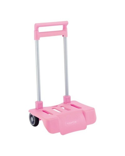 Folding Backpack Trolley Safta Pink 30 x 85 x 23 cm