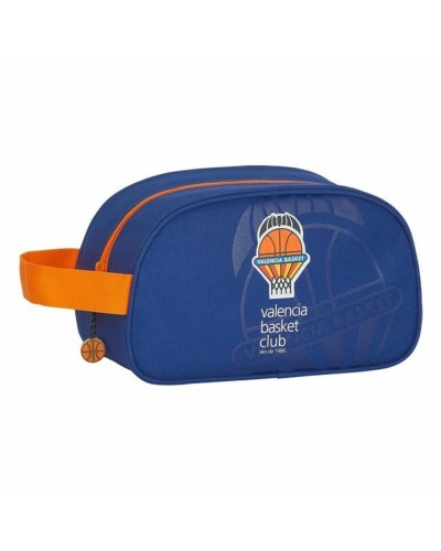 Neceser Escolar Valencia Basket M248 Azul Naranja 26 x 15 x 12 cm