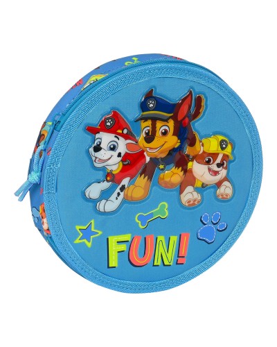 Pochette crayons The Paw Patrol Friendship Rond Bleu (18 Pièces)