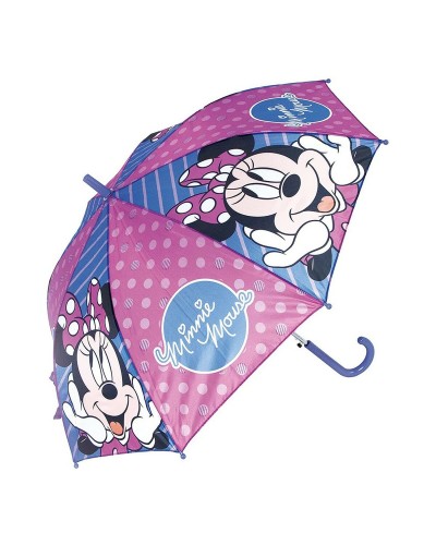Automatikschirm Minnie Mouse Lucky Blau Rosa (Ø 84 cm)