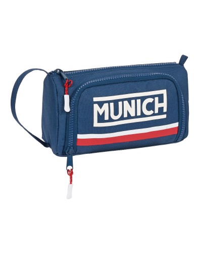 Schooletui met Accessoires Munich Soon Blauw (32 Onderdelen)