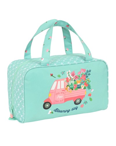 Neceser Escolar Glow Lab Pepa Verde 31 x 14 x 19 cm