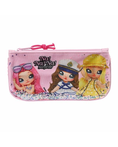 School Case Na!Na!Na! Surprise Sparkles Pink (23 x 11 x 1 cm)
