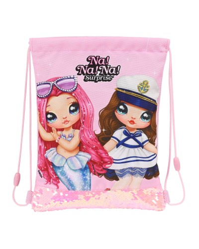 Child's Backpack Bag Na!Na!Na! Surprise Sparkles Pink 26 x 34 x 1 cm