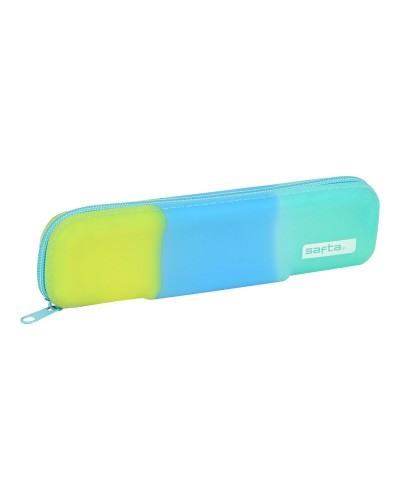 Trousse d'écolier Safta Bleu Vert Jaune (20 x 5.5 x 2 cm)