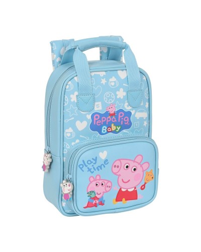 Kinderrugzak Peppa Pig Baby Licht Blauw (20 x 28 x 8 cm)