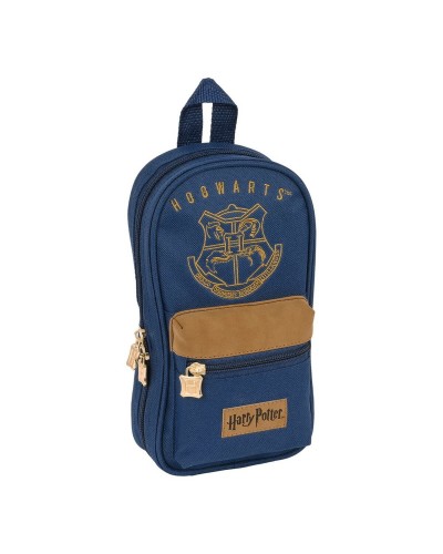 Astuccio Zaino Harry Potter Magical Marrone Blu Marino (12 x 23 x 5 cm)