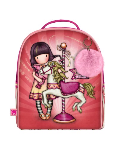 Zaino Scuola Gorjuss Carousel Salmone 20 x 22 x 10 cm