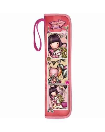 Recorder bag Gorjuss Carousel Salmon 10 x 36 x 2.5 cm