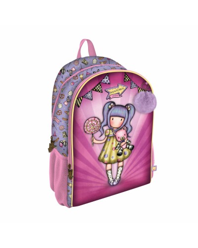 Mochila Escolar Gorjuss First prize Lila 31.5 x 44 x 22.5 cm