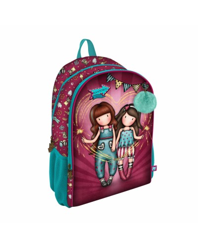 Cartable Gorjuss Fireworks Bordeaux 31.5 x 44 x 22.5 cm