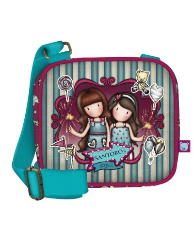 Bolso Bandolera Gorjuss Fireworks Granate (16.5 x 15 x 6.5 cm)