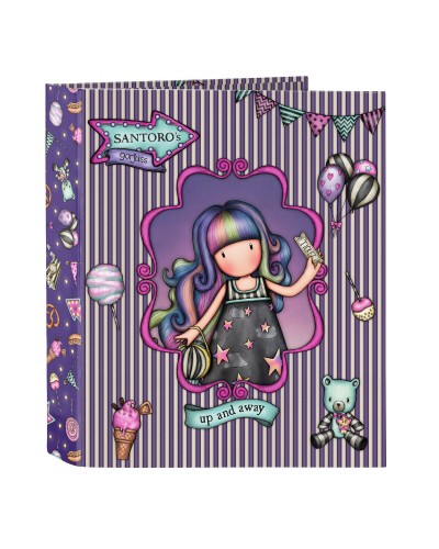 Ring binder Gorjuss Up and away Purple A4 27 x 33 x 6 cm