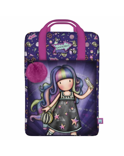 School Bag Gorjuss Up and away Purple 25 x 36 x 10 cm