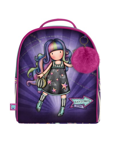 Schulrucksack Gorjuss Up and away Lila 20 x 22 x 10 cm