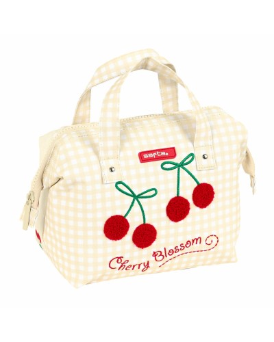 Toilettas voor op School Safta Cherry Beige 26.5 x 17.5 x 12.5 cm