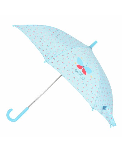 Regenschirm BlackFit8 Mariposa Blau Ø 86 cm