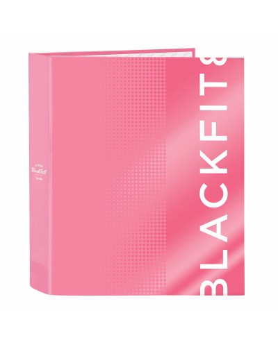 Raccoglitore ad anelli BlackFit8 Glow up Rosa A4 27 x 33 x 6 cm