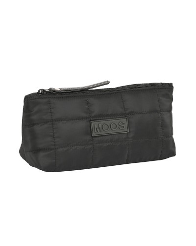 Skolnecessär Moos Negro Vadderad Svart 23 x 12 x 8 cm