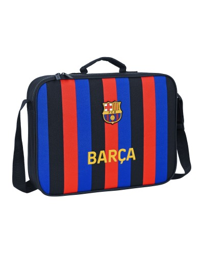 Schooltas F.C. Barcelona Kastanjebruin Marineblauw (38 x 28 x 6 cm)