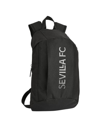 Zaino per Bambini Sevilla Fútbol Club Teen Mini Nero (22 x 39 x 10 cm)