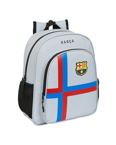 Mochila Escolar F.C. Barcelona Gris 32 x 38 x 12 cm
