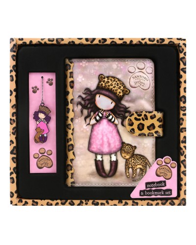 Schrijfset Gorjuss Purrrrrfect love Luipaard