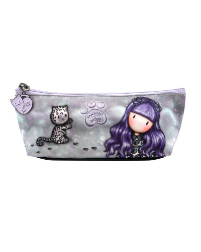 Trousse d'écolier Gorjuss Smitten kitten Noir Blanc (22.3 x 8.8 x 5.7 cm)