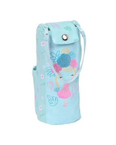 Estuche Escolar Glow Lab Cute doll Azul claro (6 x 21 x 6 cm)