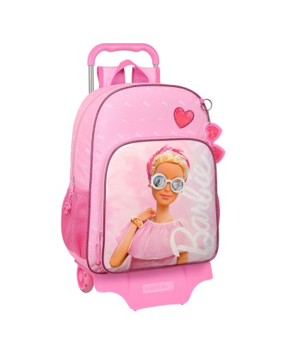Schulrucksack mit Rädern Barbie Girl Rosa 33 x 42 x 14 cm