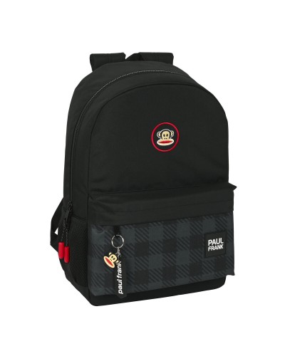 School Bag Paul Frank Campers Black (30 x 46 x 14 cm)