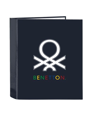 Ringbuch Benetton Sixties Marineblau A4 (27 x 33 x 6 cm)