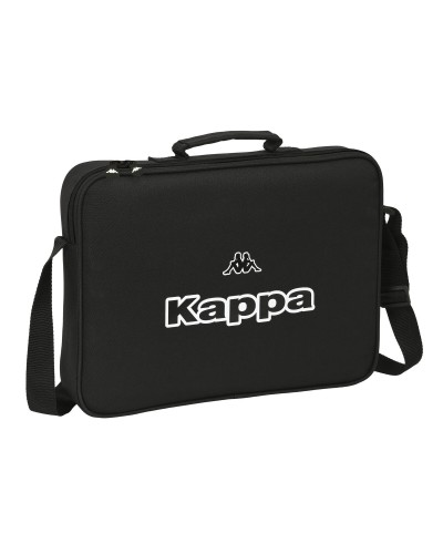 Cartera Escolar Kappa Black Negro (38 x 28 x 6 cm)