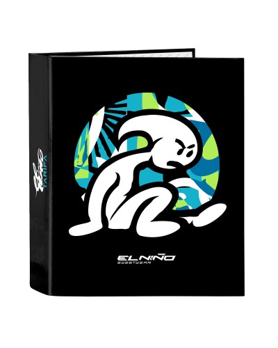 Ringmap El Niño Green bali Zwart A4 (27 x 33 x 6 cm)