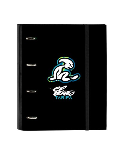 Ringbuch El Niño Green bali Schwarz (27 x 32 x 3.5 cm)