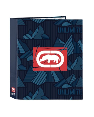 Carpeta de anillas Eckō Unltd. Peaks Azul marino A4 (27 x 33 x 6 cm)