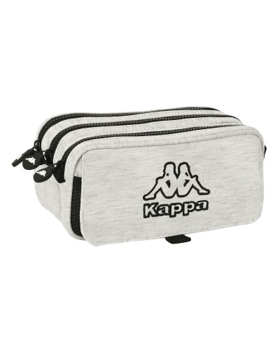 Tredubbel Carry-all Kappa Grey knit Grå (21,5 x 10 x 8 cm)